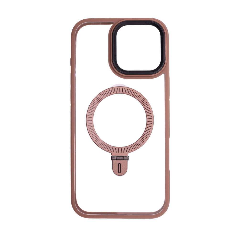 Funda Transparente con MagSafe y Soporte Trasero