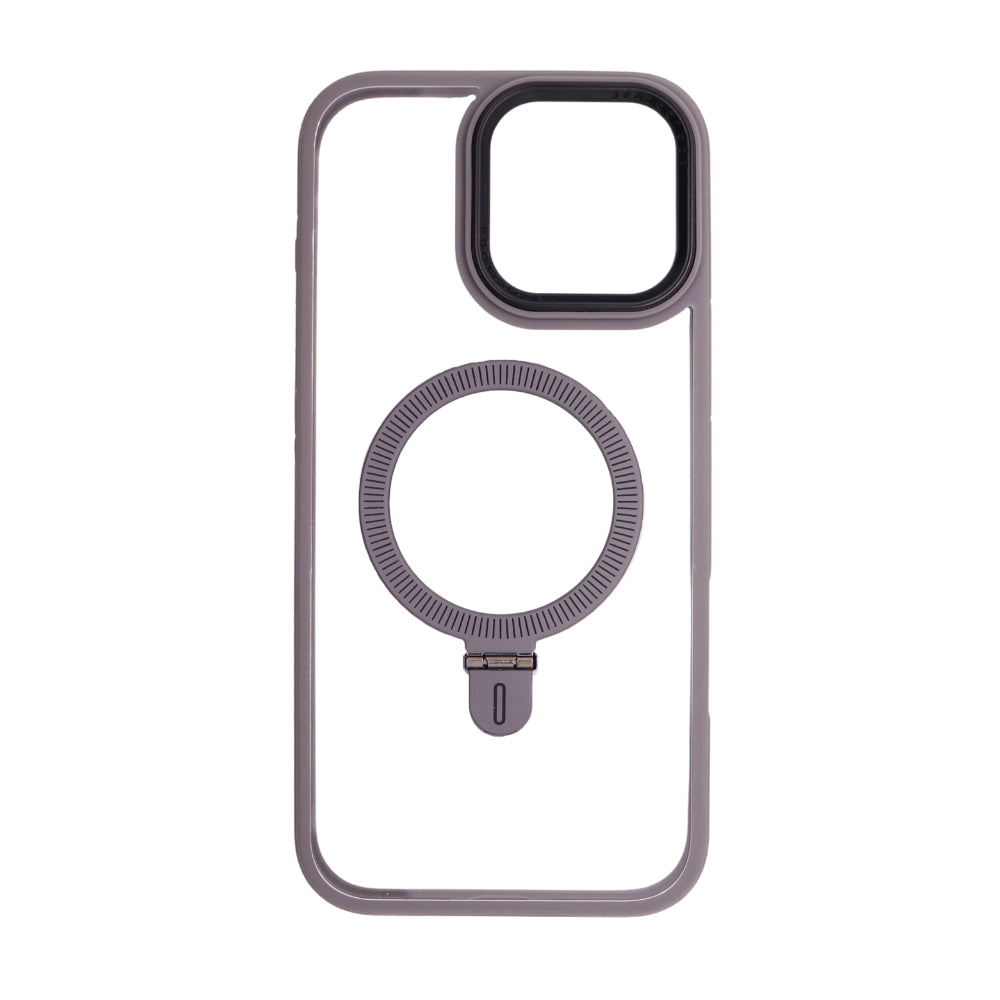 Funda Transparente con MagSafe y Soporte Trasero