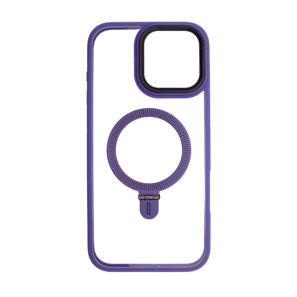 Funda Transparente con MagSafe y Soporte Trasero