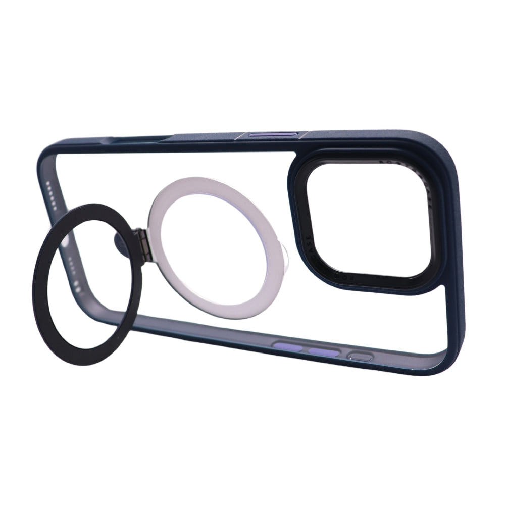 Funda Transparente con MagSafe y Soporte Trasero