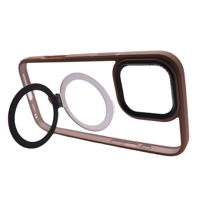 Funda Transparente con MagSafe y Soporte Trasero