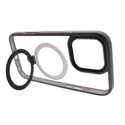 Funda Transparente con MagSafe y Soporte Trasero