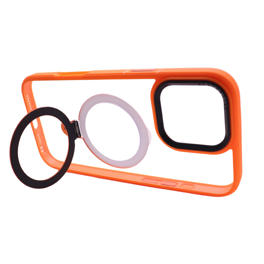 Funda Transparente con MagSafe y Soporte Trasero